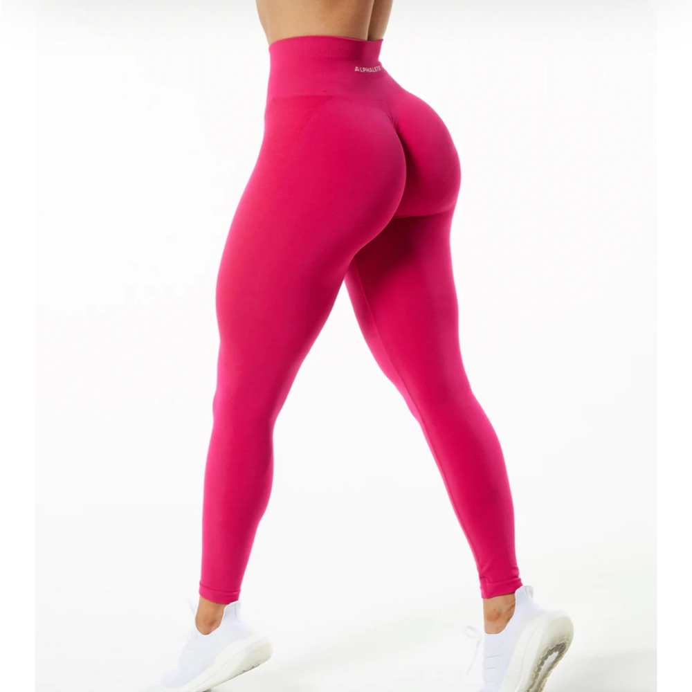 NWT Alphalete Amplify Leggings Pink size small